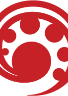Koru red solid transp13